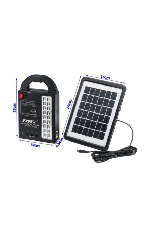 Dat At-999 Güneş Enerjili Solar Aydınlatma Sistemi - 3