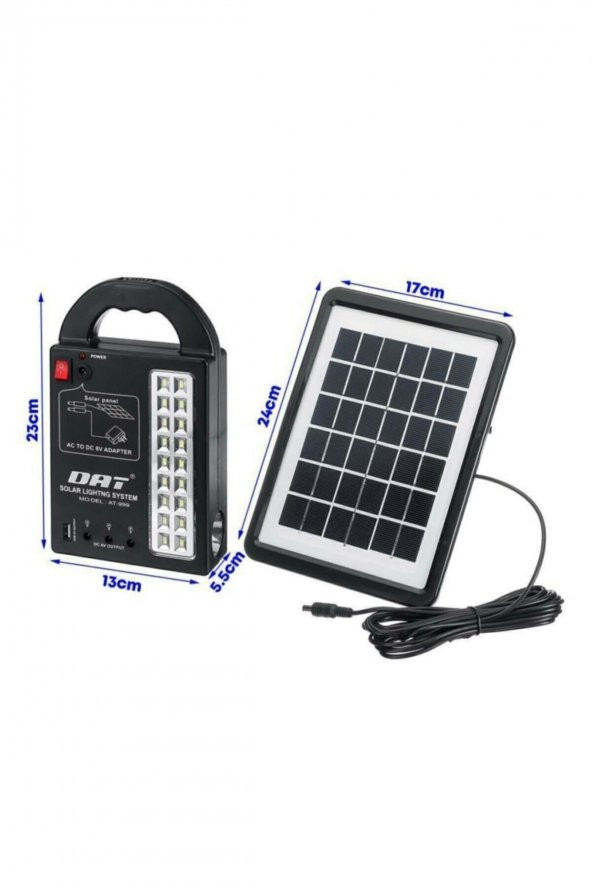 Dat At-999 Güneş Enerjili Solar Aydınlatma Sistemi - 4