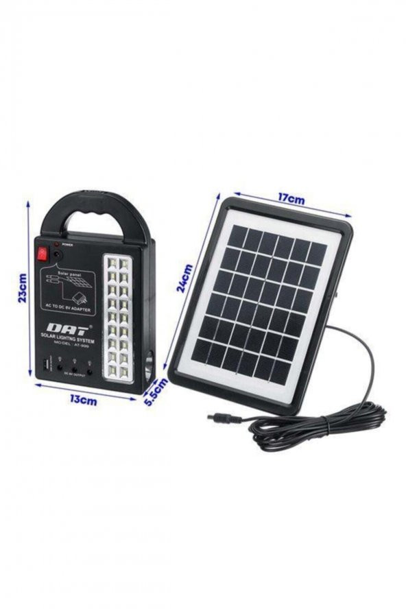 Dat At-999 Güneş Enerjili Solar Aydınlatma Sistemi - 3
