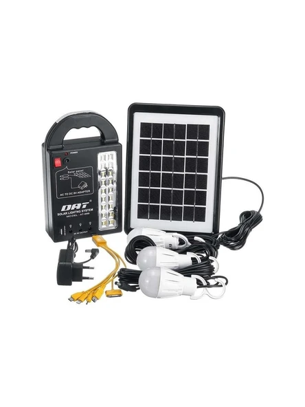 DAT AT-999 Güneş Enerjili Solar Aydınlatma Cihazı - 2