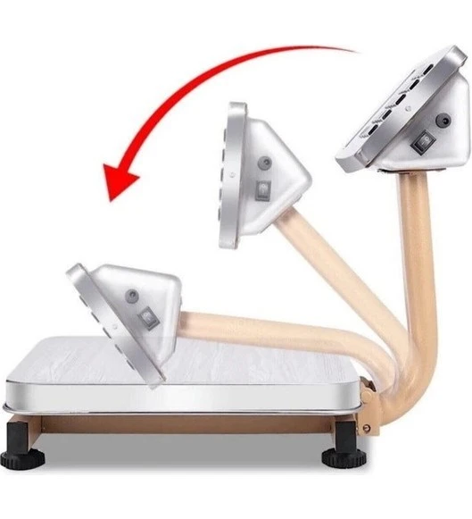 Max 60 Kg Kapasite 5 Gr Hassasiyet Çift Ekranlı Elektronik Kantar Terazi Katlanır Boyunlu - 2