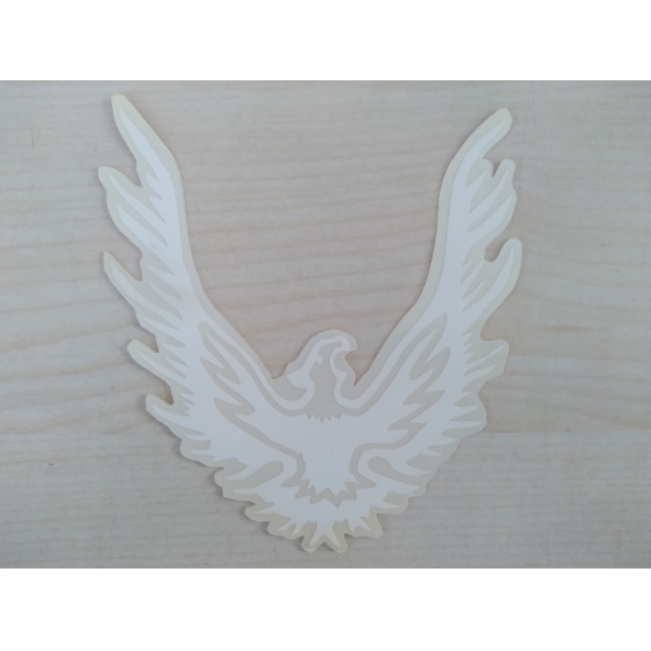 KARTAL STİCKER BEYAZ 10,5x9,5cm EAGLE STİCKER, KARTAL ETİKETİ, KARTAL ÇIKARTMASI ürün görseli