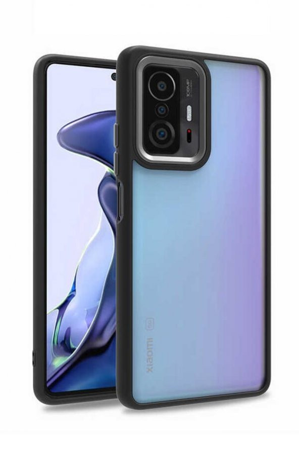 Xiaomi Mi 11T Pro 5G Kılıf Kamera Korumalı Mat Renkli Silikon - 6