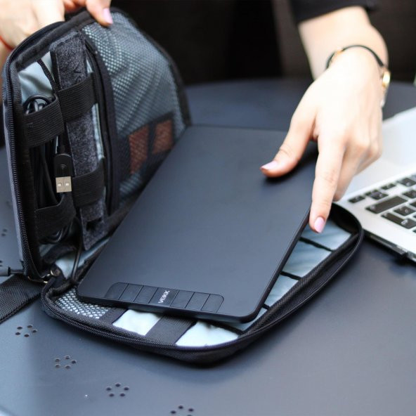 Npo Array Kablo, Makyaj ve Aksesuar Organizer Çantası-Gri - 9