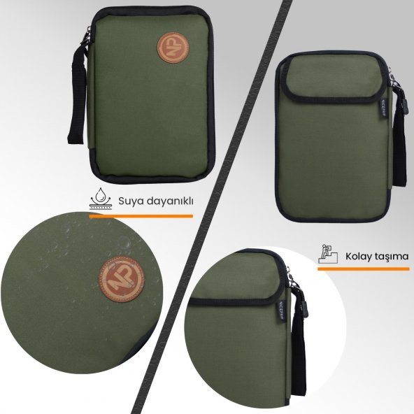 Npo Array Kablo, Makyaj ve Aksesuar Organizer Çantası-Yeşil - 2