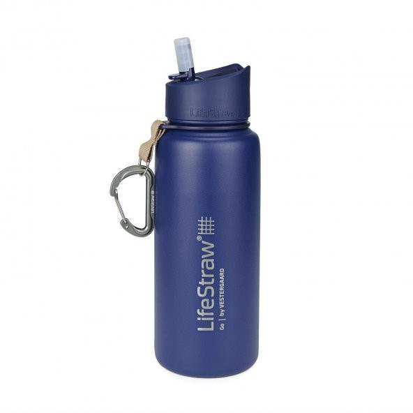 LifeStraw Go Stainless Steel 2 Aşama Filtre Arıtmalı 650 Ml Su Şişesi