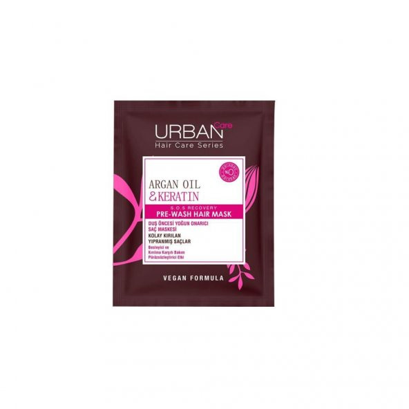 URBAN CARE SAÇ MASKESİ ARGAN VE KERATİN 50 ML
