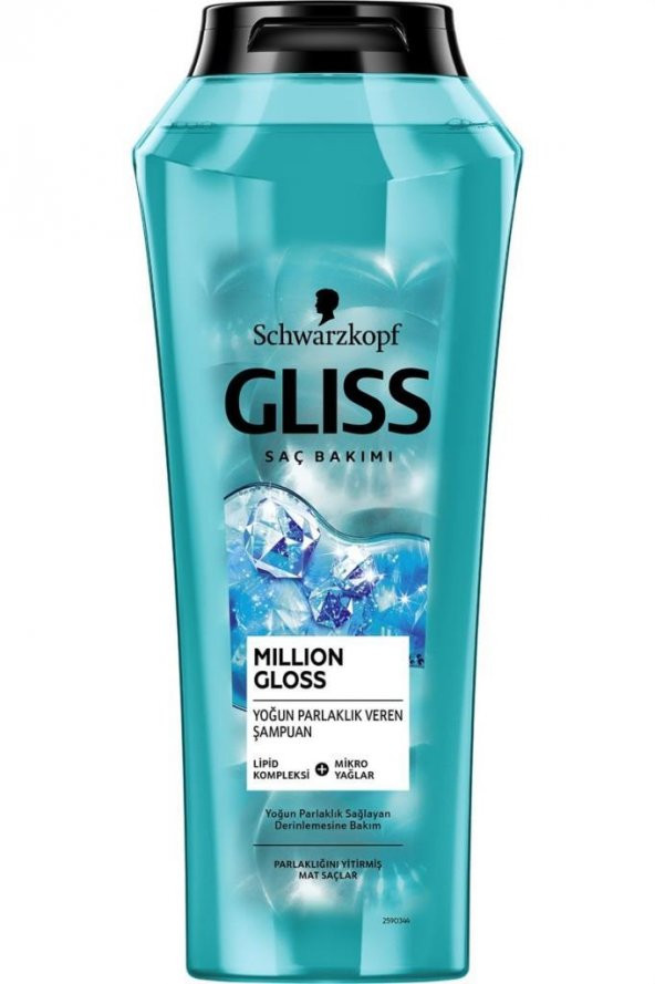 GLİSS ŞAMPUAN 400 ML MİLLİON GLOSS YOĞUN PARLAKLIK