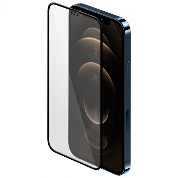 Vendas iPhone 12 Pro Max Etnaa Güçlendirilmiş Kenarlı Cam Ekran Koruyucu
