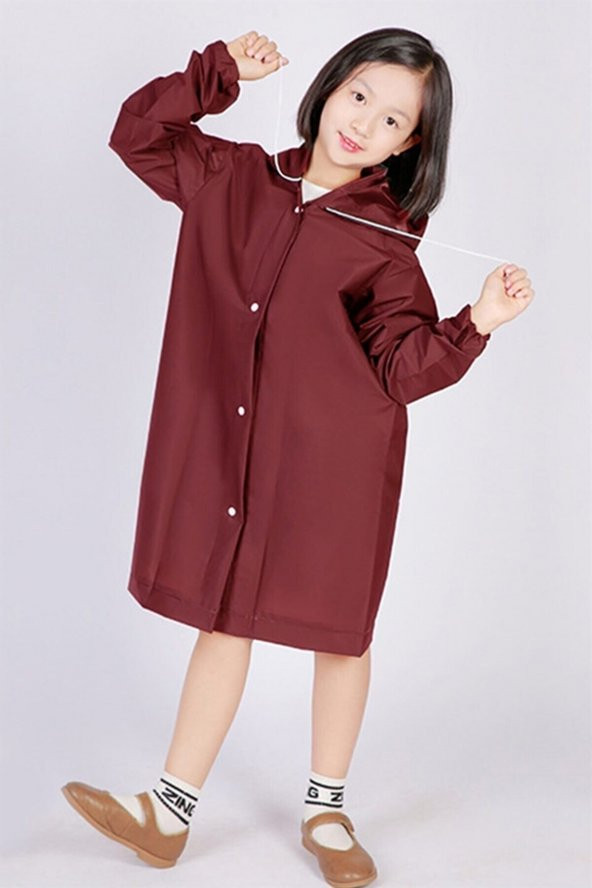 Eva Bordo Pratik Trend Çocuk Yağmurluğu Unisex 8- 12 Yaş - 2