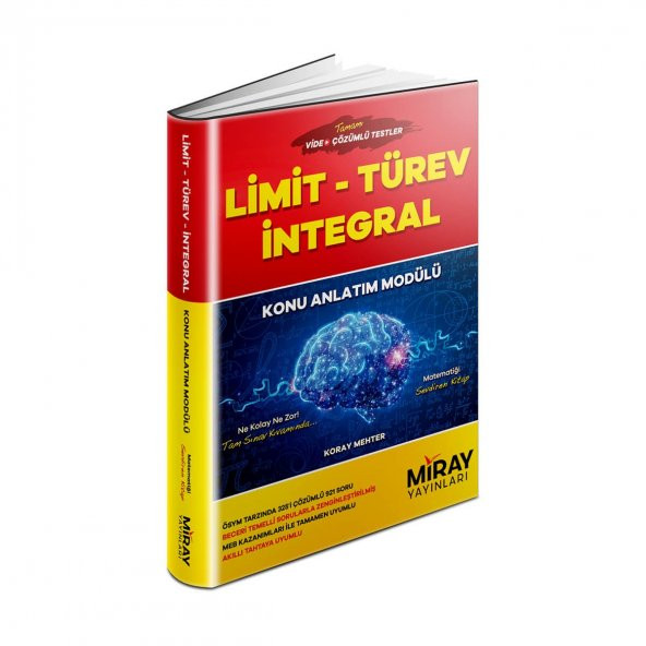 Miray Ayt Limit - Türev - İntegral Konu Anlatım Modülü 2023