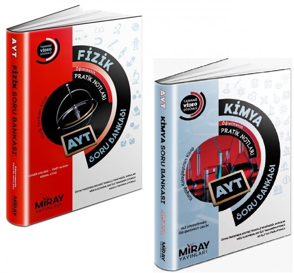 Miray Ayt Fizik + Kimya Soru Bankası Seti 2 Kitap 2023