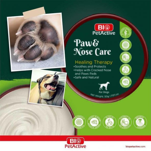Bio Pet Active Paw & Nose Care Pati ve Burun Kremi 50gr - 2