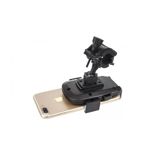 Bisiklet Telefon Tutucu Standlı Tuşlu Motosiklet Telefon Tutucu Motor Telefon Tutacagı - 3