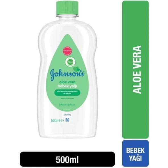 Johnsons Baby Johnson's Baby Yağ Aloe Vera 500 ml ürün görseli 1