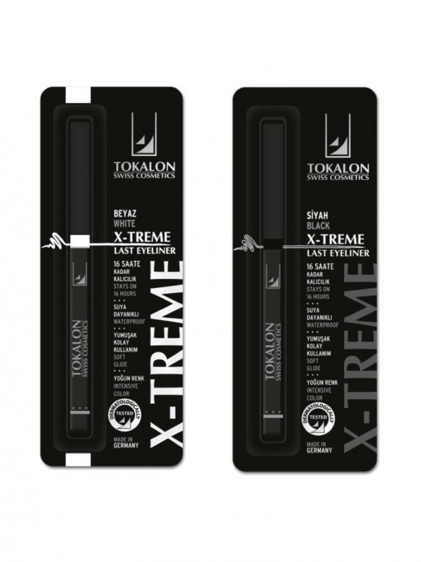Tokalon Asansörlü Göz Kalemi Beyaz ve Siyah