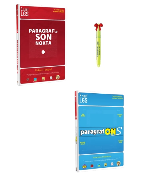 LGS 8.Sınıf Paragraf ta SON Nokta ve ParagrafONS