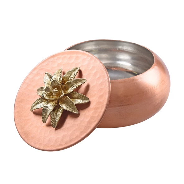 Nusnus Bakır Kesik Güllü Şekerlik Rose Gold No 3 - 2