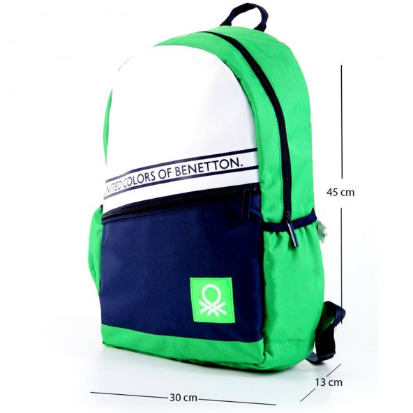 Benetton Laptop Bölmeli Okul Sırt Çantası 2 Bölmeli (76042) - 2