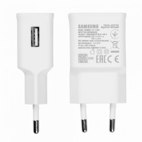 Day Samsung Galaxy Note 20 Ultra Orijinal EP-TA20EBE 15W 2A Hızlı Şarj Cihazı ve Type-C Kablo
