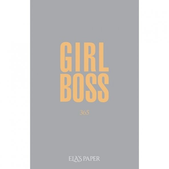 Ela's Paper Girl Boss Defter