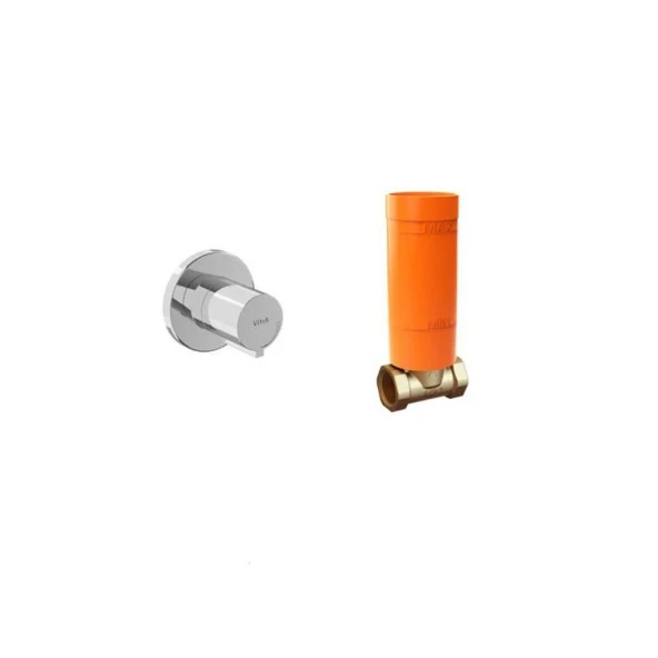 Vitra Gömme Rezervuar Set, Kumanda Paneli,Stop Valf 800-1868 - 3