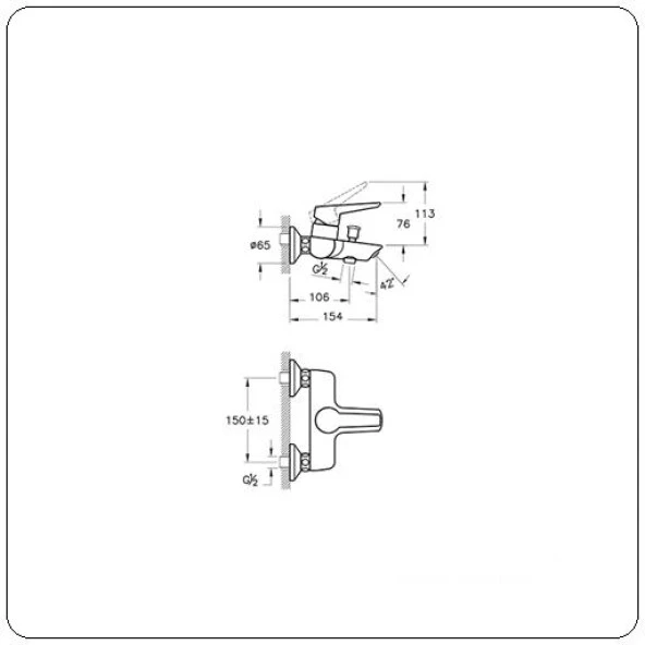 SOLİD S BANYO BATARYASI A42444 - 2