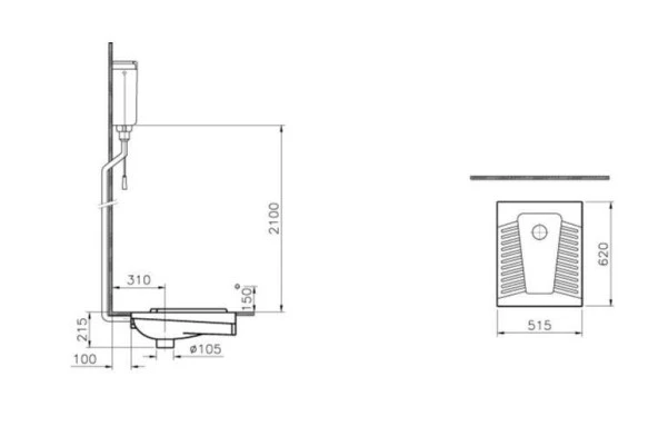 Vitra Arkitekt Hela Taşı , Alaturka Tuvalet Taşı 5950L003-0054 - 2