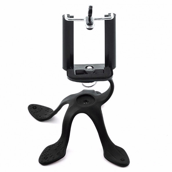 Portatif 5 Ayaklı Telefon Tutucu Ahtapot Tripod - 6