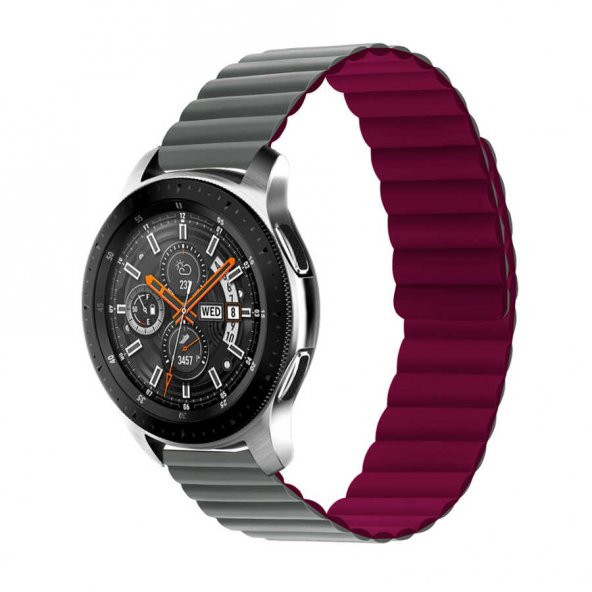 Vendas Samsung Galaxy Watch 42mm Uyumlu Sport Tasarımlı Silikon Kordon