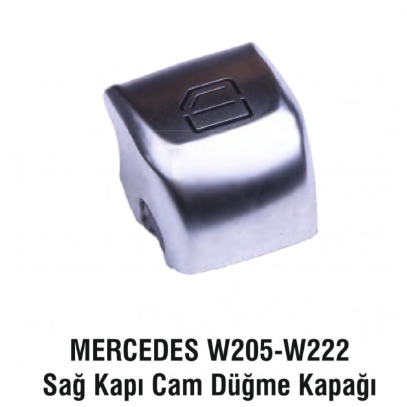 Merdes 205 kasa sağ ön cam düğme kapağı