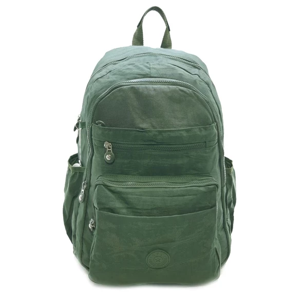 Klinkır Okul Çantası Yağmur Geçirmez Çok Cepli Hafif Kumaş Lise Ortaokul Okul Çantası Kadın Sırt Çantası ürün görseli 1