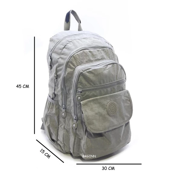 Klinkır Büyük Boy Kadın Sırt Çantası Yağmura Dayanıklı Hafif Kumaş 571 Collection - 12