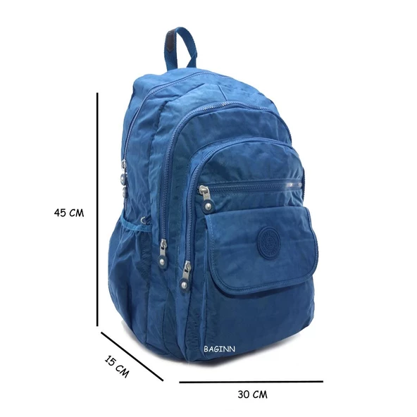 Klinkır Büyük Boy Kadın Sırt Çantası Yağmura Dayanıklı Hafif Kumaş 571 Collection - 5