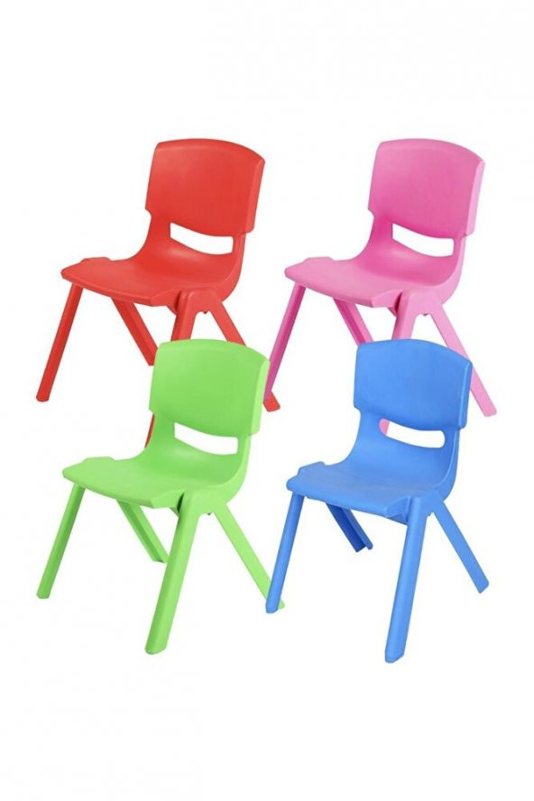 Küçük Şirin Çocuk Sandalyesi Pembe 4lü Paket 1-3 Yaş Için - 3