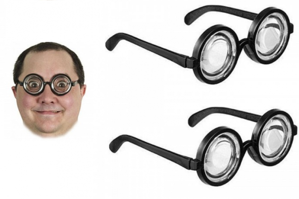 Psikopat Gözlüğü - Şişe Dibi Gözlük