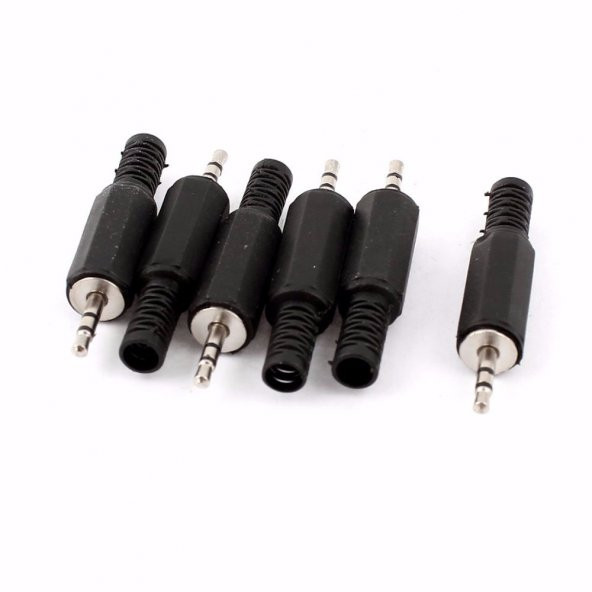 2.5 mm Plastik Stereo Erkek Jack - 10 Adet - Resim 4