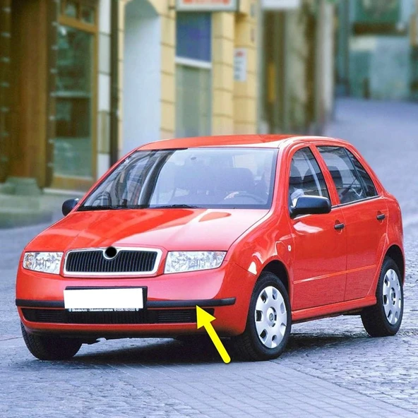Skoda Fabia 1 2000-2004 Ön Tampon Sol Köşe Bandı Çıtası 6Y0807717 - 1