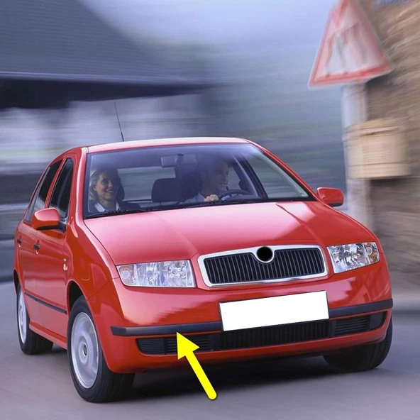 Skoda Fabia 1 2000-2004 Ön Tampon Sağ Köşe Bandı Çıtası 6Y0807718
