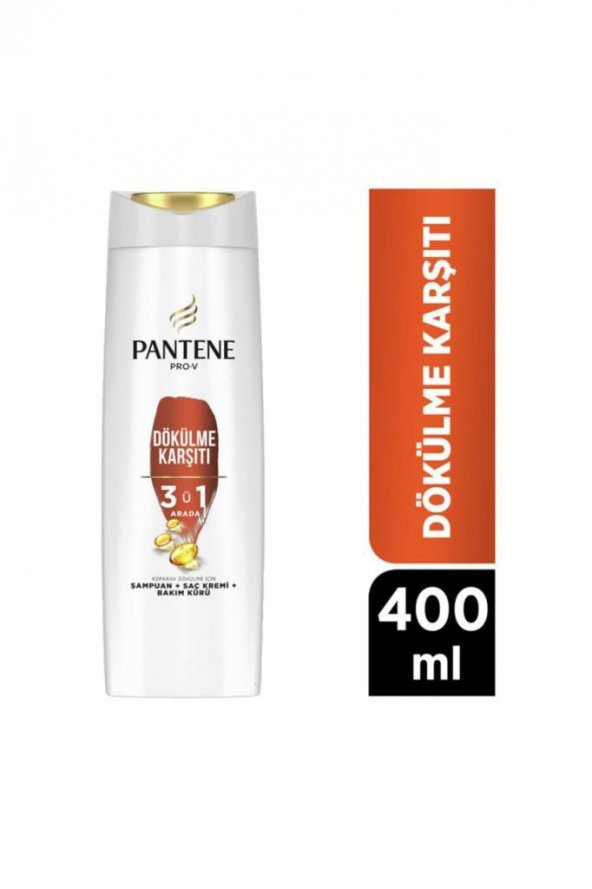 Pantene Şampuan 3in1 Dökülme Karşıtı 400 ml