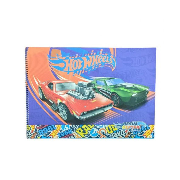GIPTA RESIM DEFTERI 25x35 15 YP.HOT WHEELS (5437) - 3