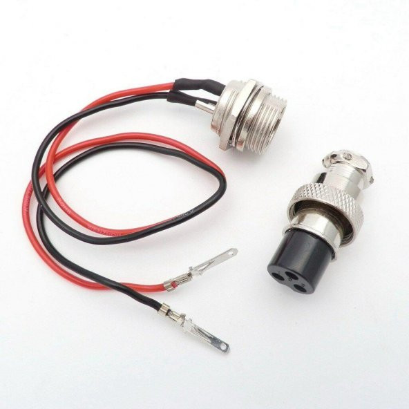 Elektrikli Scooter Şarj soketi 3 pin ürün görseli