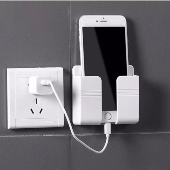 Duvara Yapışan Telefon Kumanda Tutucu Aparat 3 Adet - 6