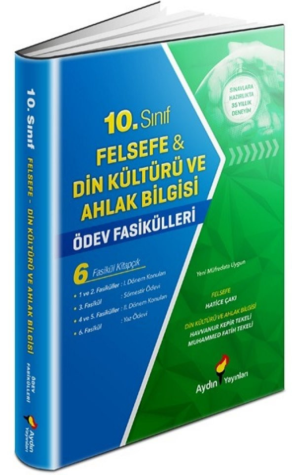 Aydın 10. Sınıf Felsefe - Din Kültürü Ödev Fasikülleri 2023