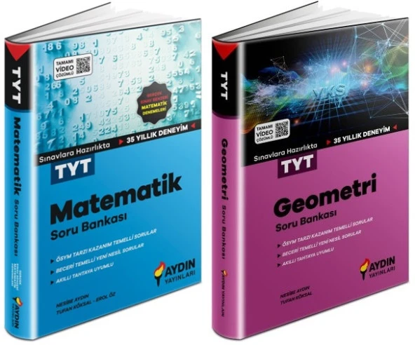 Aydın 2024 Tyt Matematik + Geometri Soru Seti 2 Kitap