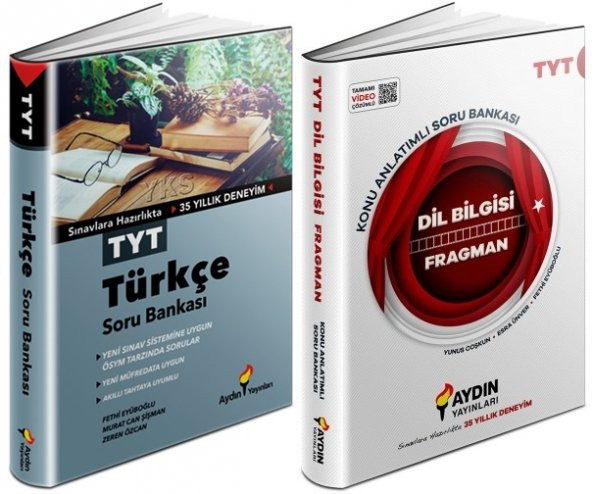 Aydın Tyt Türkçe + Dil Bilgisi Soru Seti 2 Kitap 2023