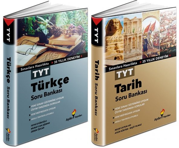 Aydın Tyt Türkçe + Tarih Soru Seti 2 Kitap 2023