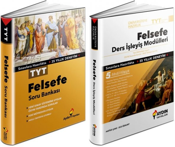 Aydın Tyt Felsefe Soru + Ders İşleyiş Seti 2 Kitap 2023