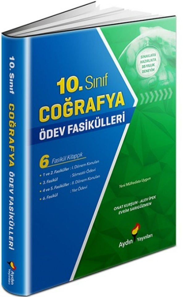 Aydın 10. Sınıf Coğrafya Ödev Fasikülleri 2023