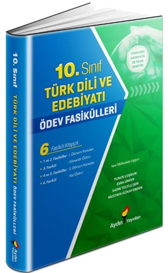 Aydın 10. Sınıf Türk Dili Ve Edebiyatı Ödev Fasikülleri 2023